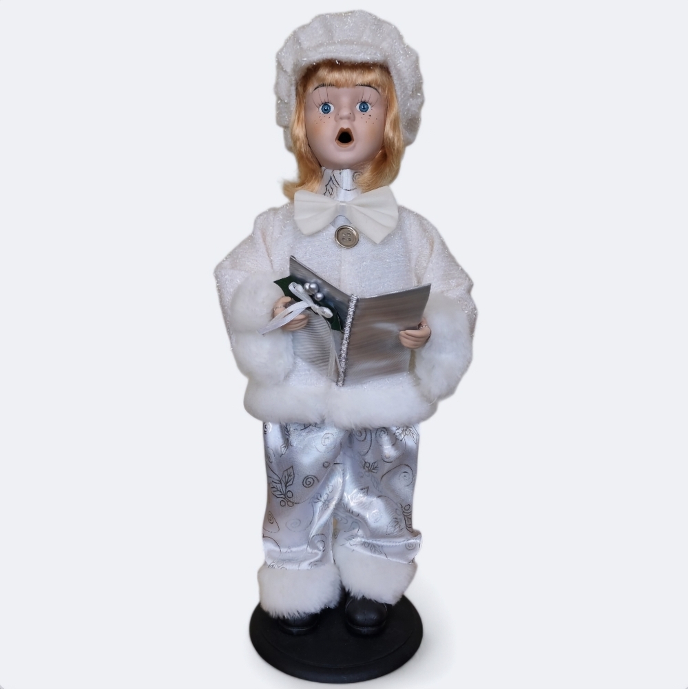 Vintage Boy Christmas Caroler Decor - Picture 6 of 11